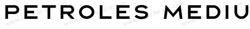 Petroles Medium字体转换